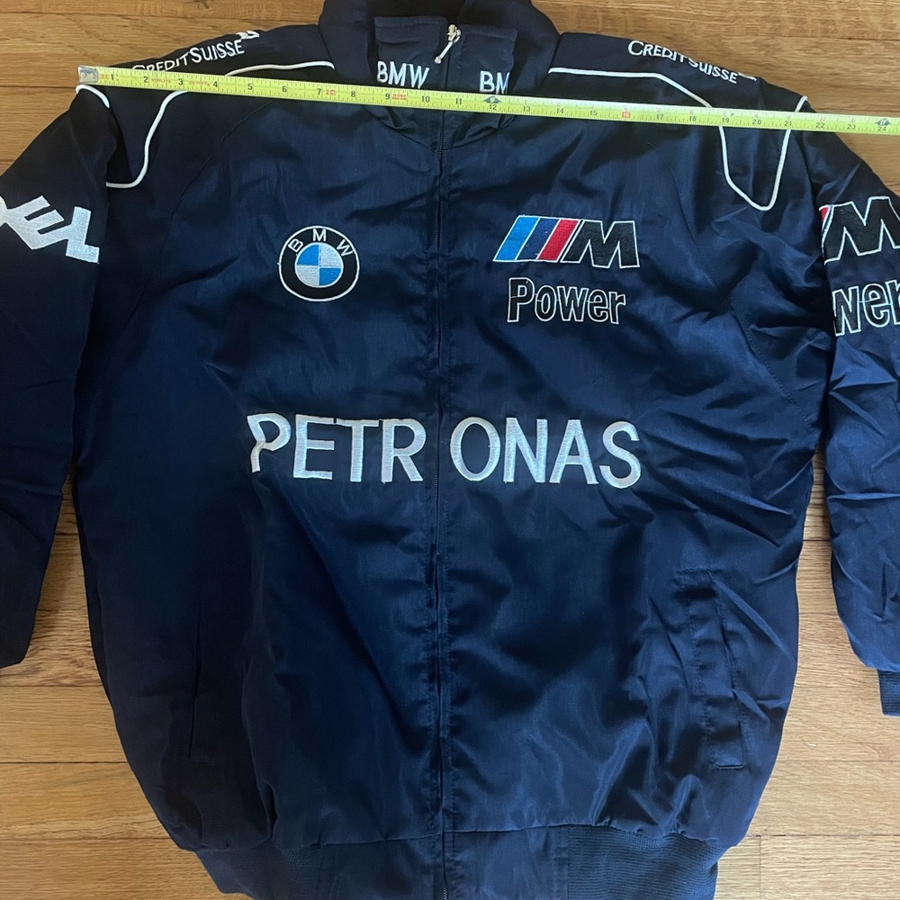 Formula 1 BMW Racing Jacket Men’s F1 Embroidered Retro Y2k Unisex - Picture 5 of 7